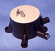 Cycling valve cutaway view showing internal orifice and valve mechanism