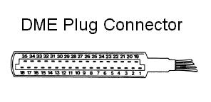 DME plug terminal identification