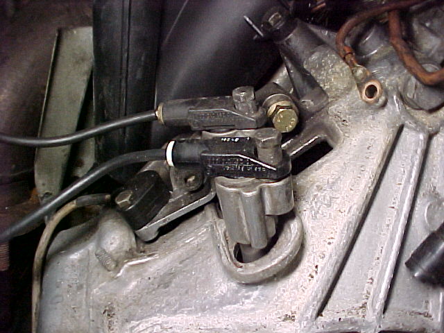 Speed and reference sensors on clutch housing