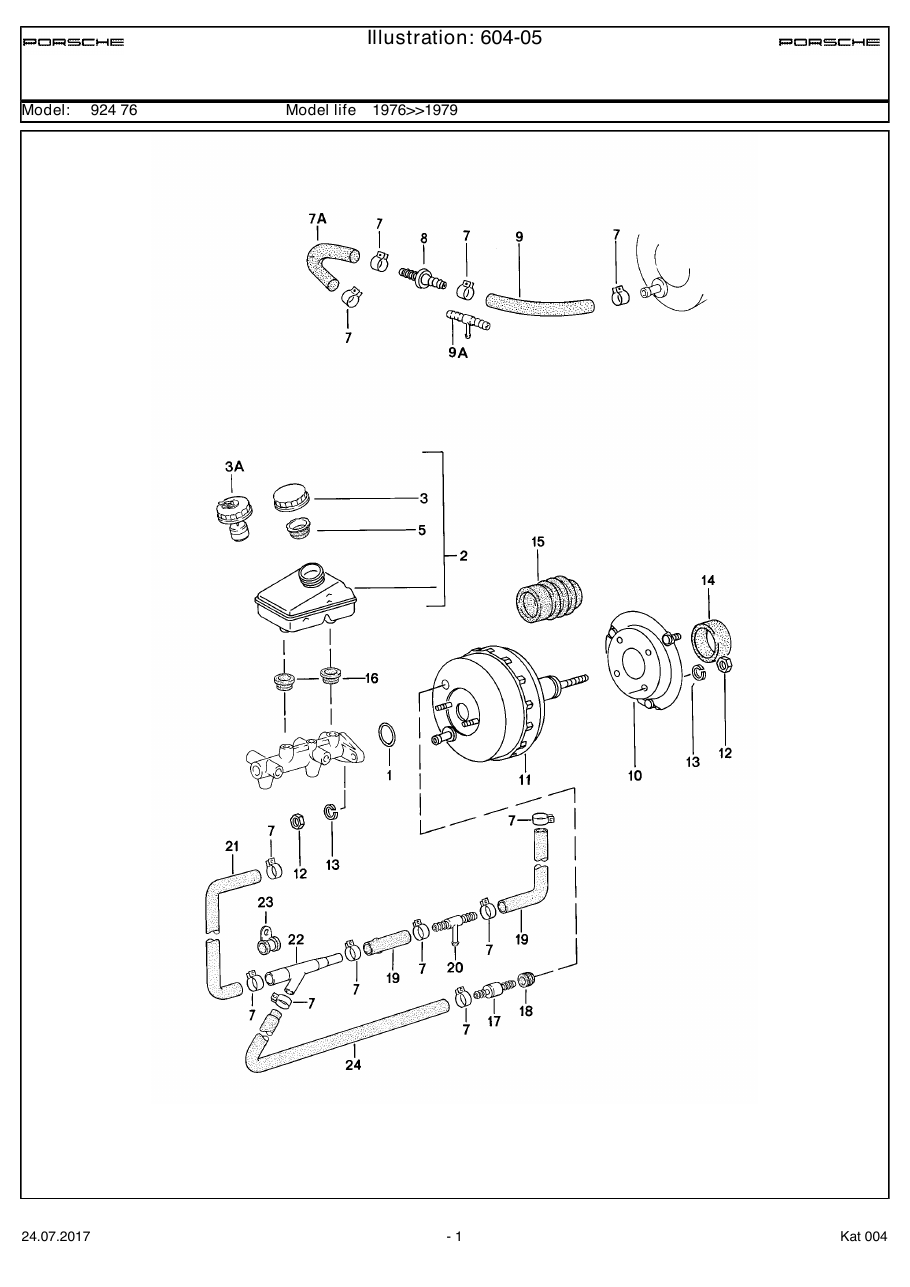 Exploded parts diagram — Expansion tank