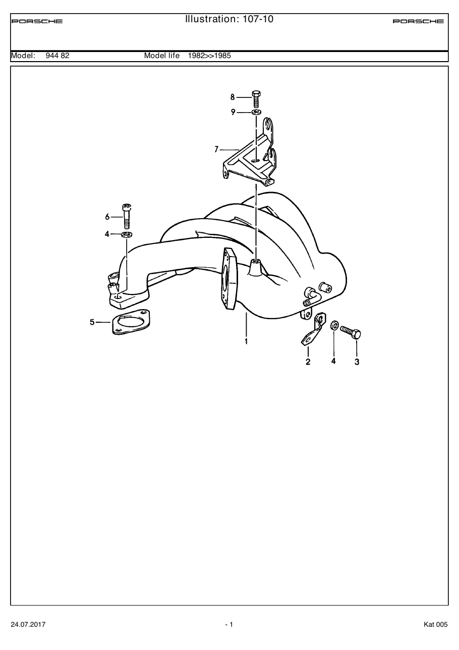 Exploded parts diagram — L-jetronic