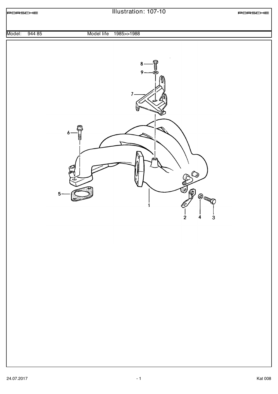 Exploded parts diagram — L-jetronic