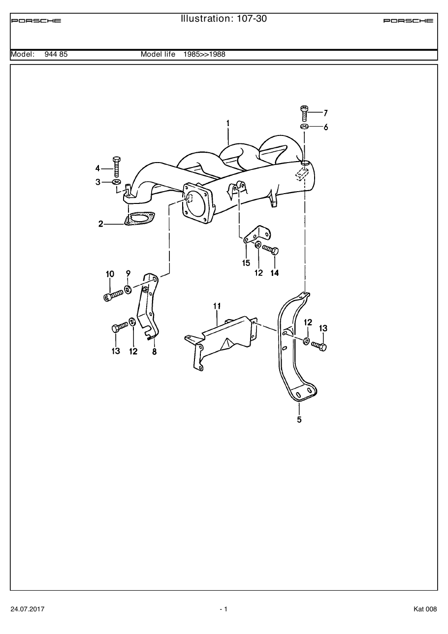 Exploded parts diagram — L-jetronic