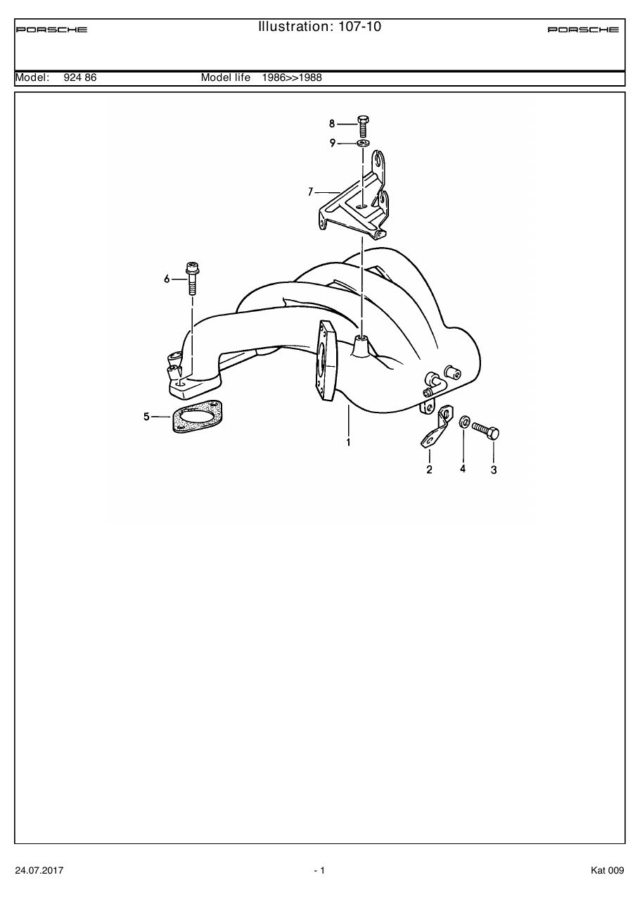 Exploded parts diagram — L-jetronic